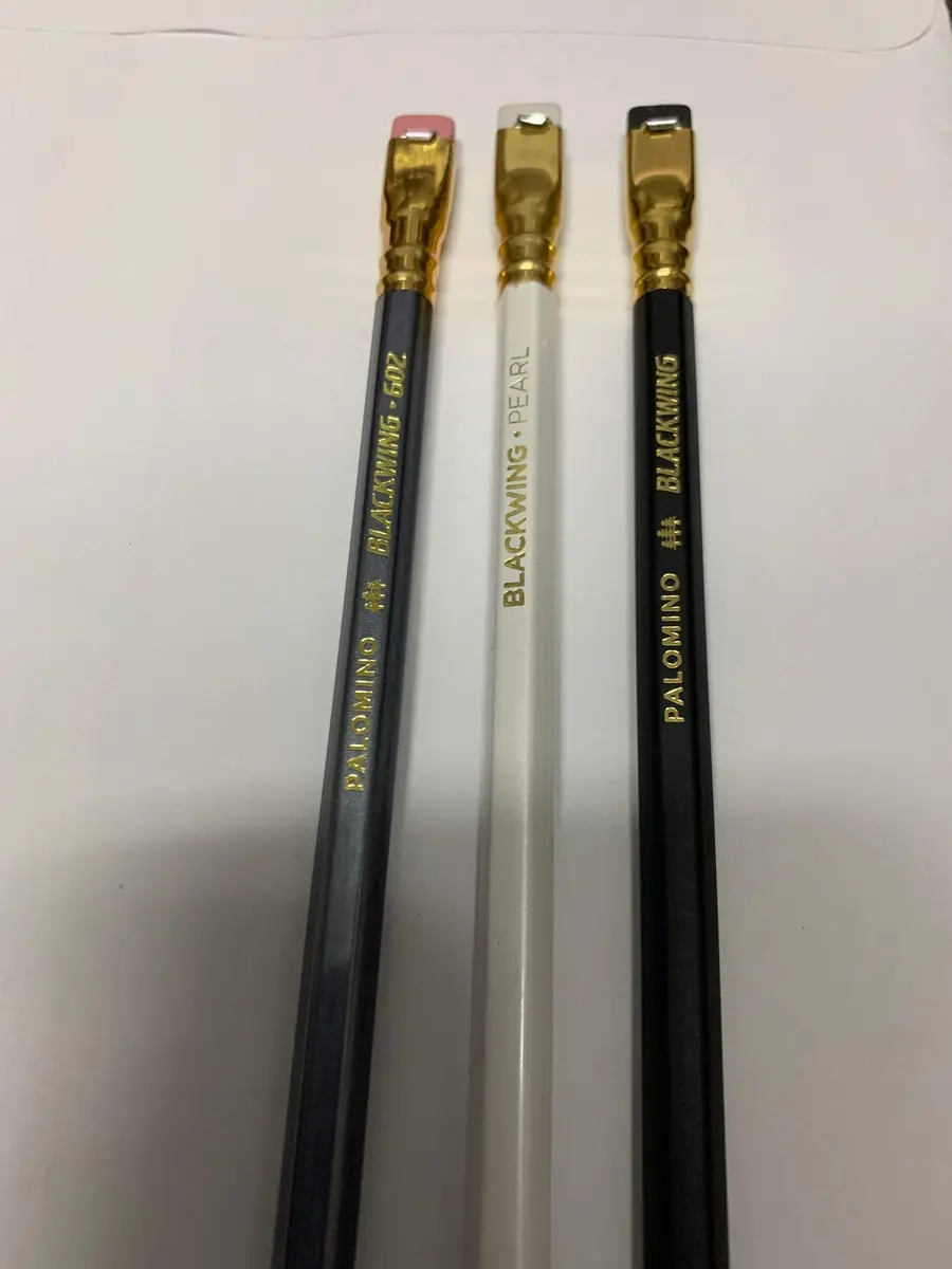 Blackwing Palomino 3-Pencil Set (Original, 602, Pearl) | Graphite Pencils for Writing & Sketching - view 2