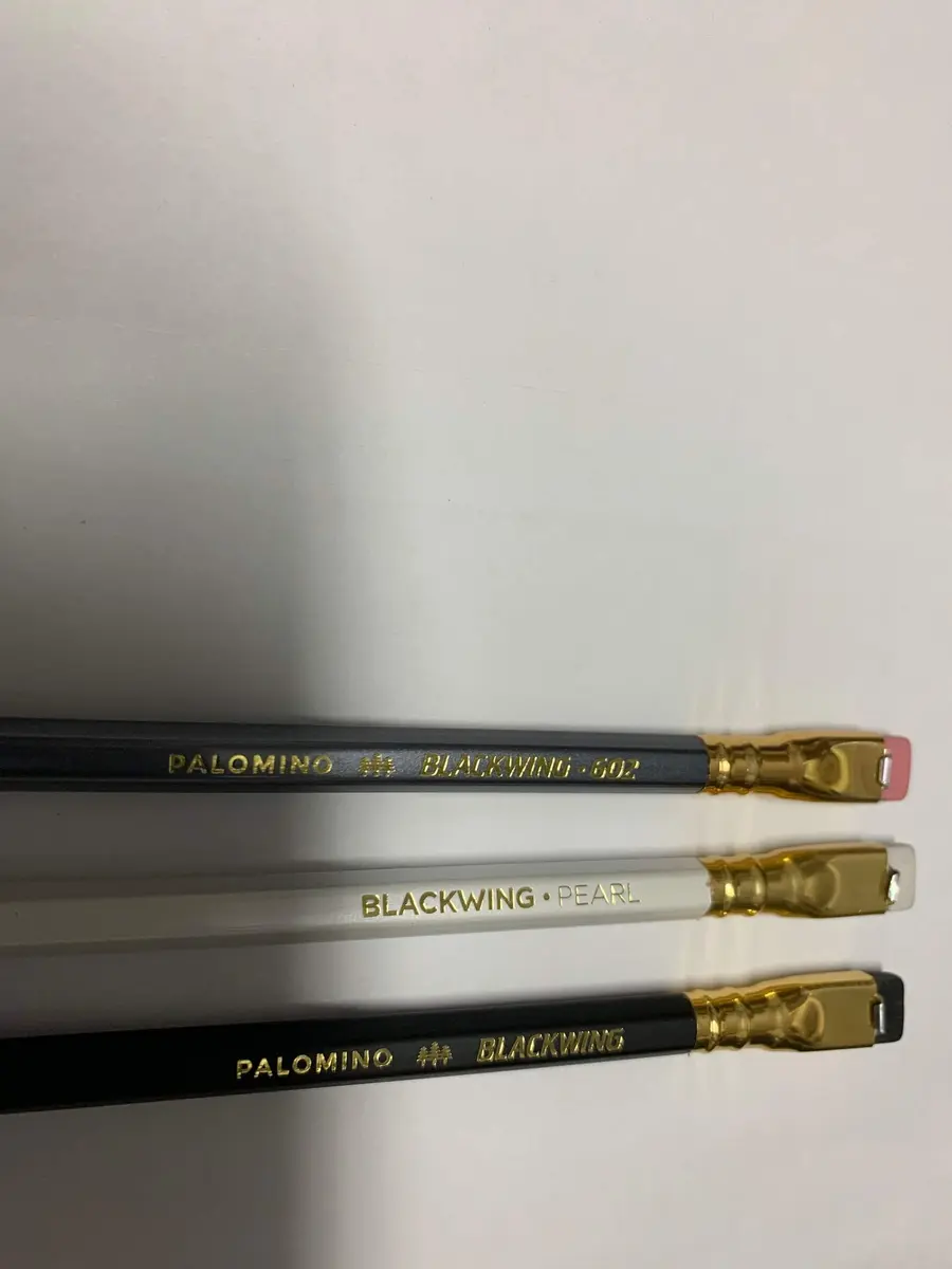 Blackwing Palomino 3-Pencil Set (Original, 602, Pearl) | Graphite Pencils for Writing & Sketching - view 3