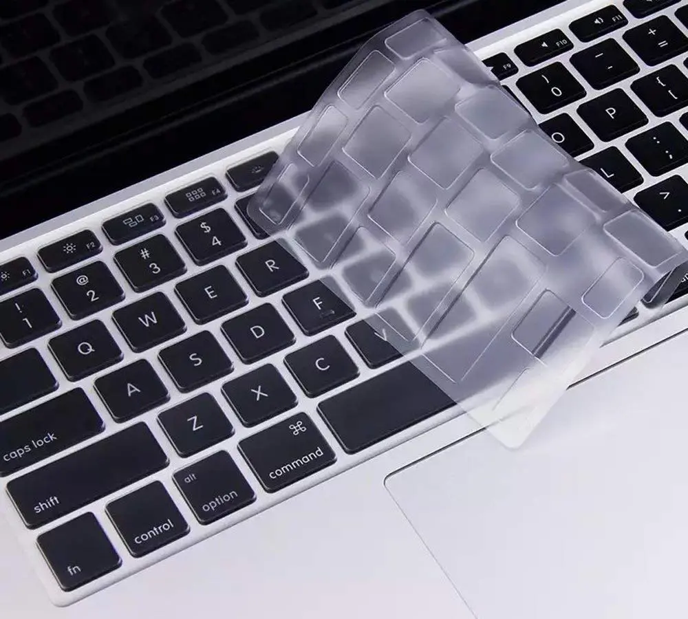 CaseBuy Ultra Thin Clear Keyboard Cover for MacBook Air 13/Pro 13/Pro 15 | Ultra Transparent & Dustproof - main product image