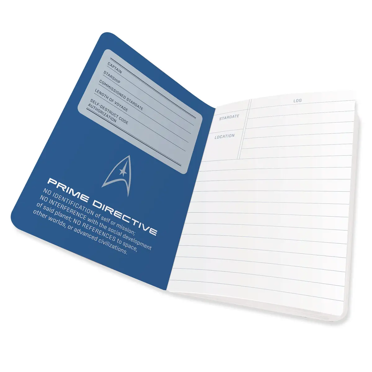 The Unemployed Philosophers Guild Star Trek Large Notebook Parent DIN A5 | Captain's Log for Fans - view 2