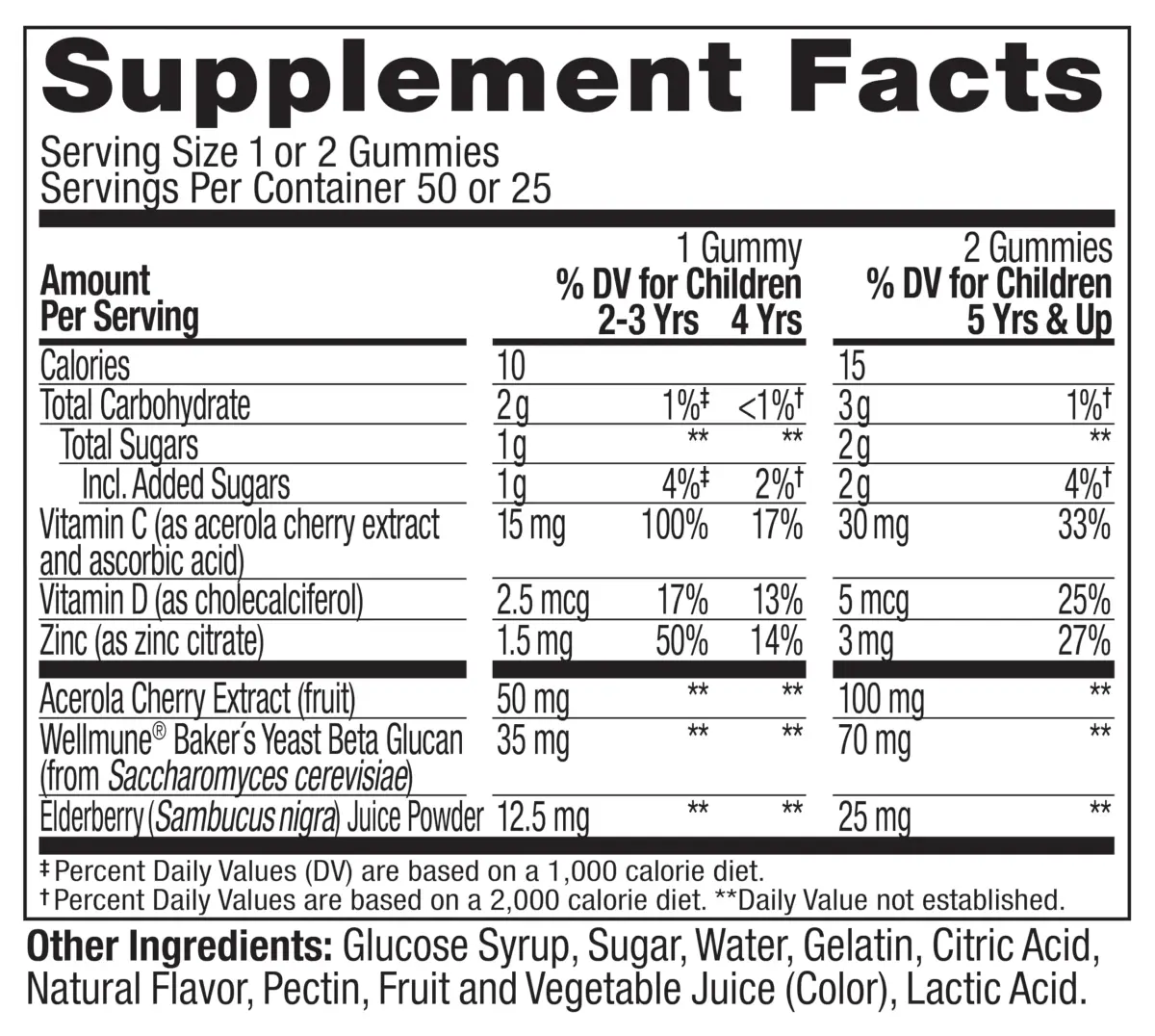 OLLY Kids Immunity Gummies Cherry Berry Flavor | 50 Count (125g) - view 6
