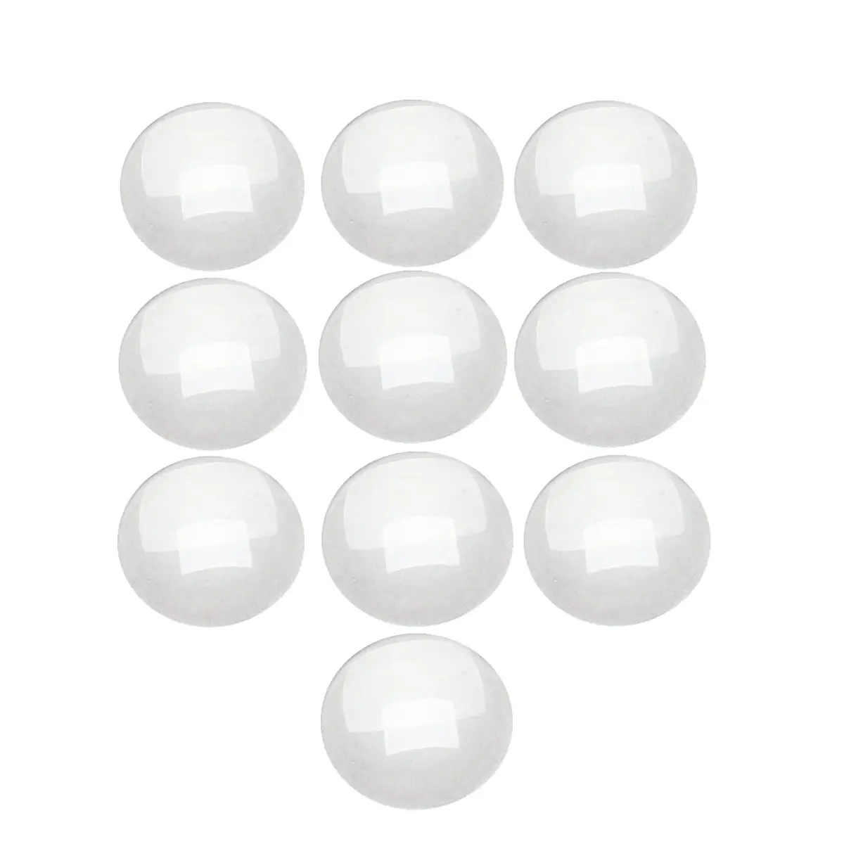 dophee Glass Cabochons Dome Tiles 25mm (0.98 inch) | 10 Pcs for Jewelry Making - main product image