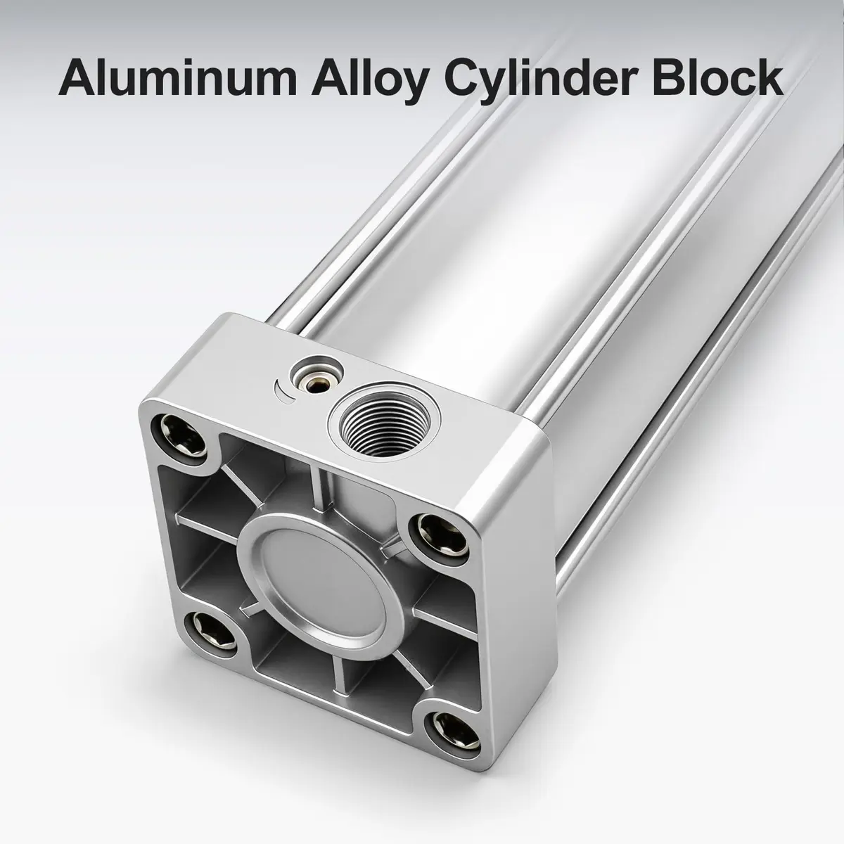 Baomain Pneumatic Air Cylinder SC32x300 Double Acting 32mm Bore 300mm Stroke | Industrial Automation Actuator - view 5