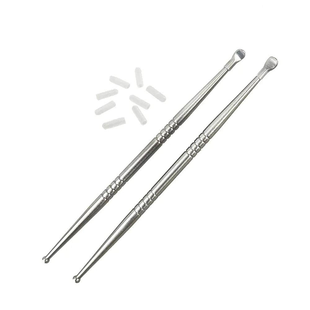 airgoesin 2pcs Tonsil Stone Removal Picks | Oral & Ear Cleaning Tools with Silicone Tips - view 7