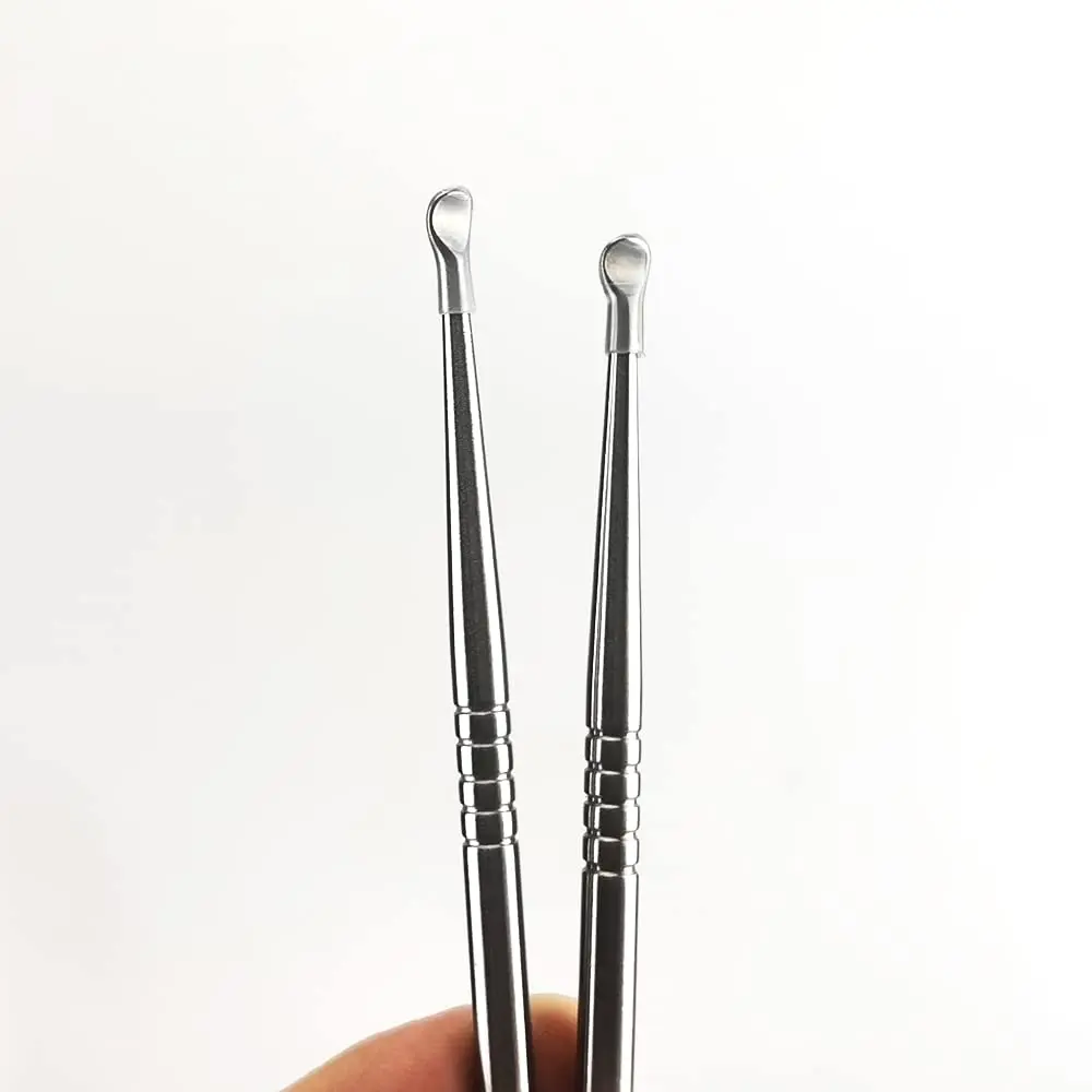 airgoesin 2pcs Tonsil Stone Removal Picks | Oral & Ear Cleaning Tools with Silicone Tips - view 2