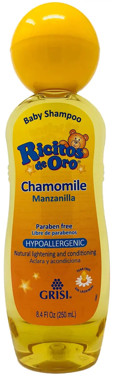 Ricitos de Oro Chamomile Baby Shampoo 8.4 Fl Oz | Tear Free, Hypoallergenic & Gentle with Chamomile Extract - main product image
