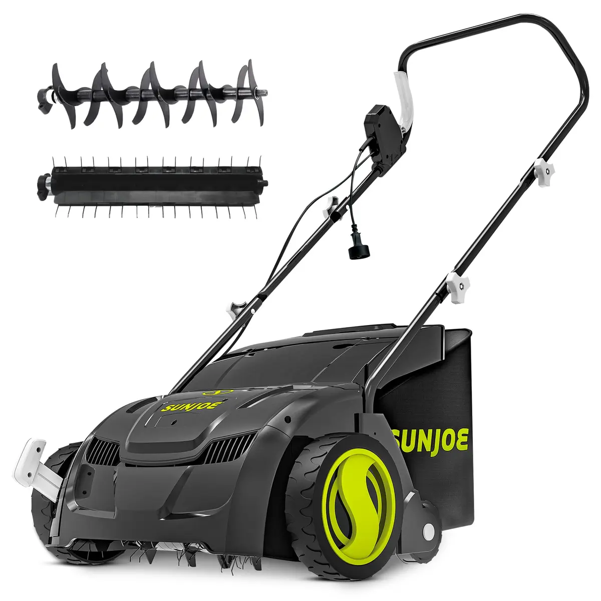 Sun Joe Electric Dethatcher & Scarifier 12.6-inch | 12-Amp Corded Lawn Care Tool - main product image