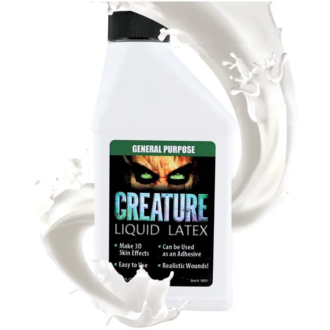 FX Latex Creature Liquid Latex Clear 16 Fl Oz (473 ml) | Professional Special Effects Makeup - main product image