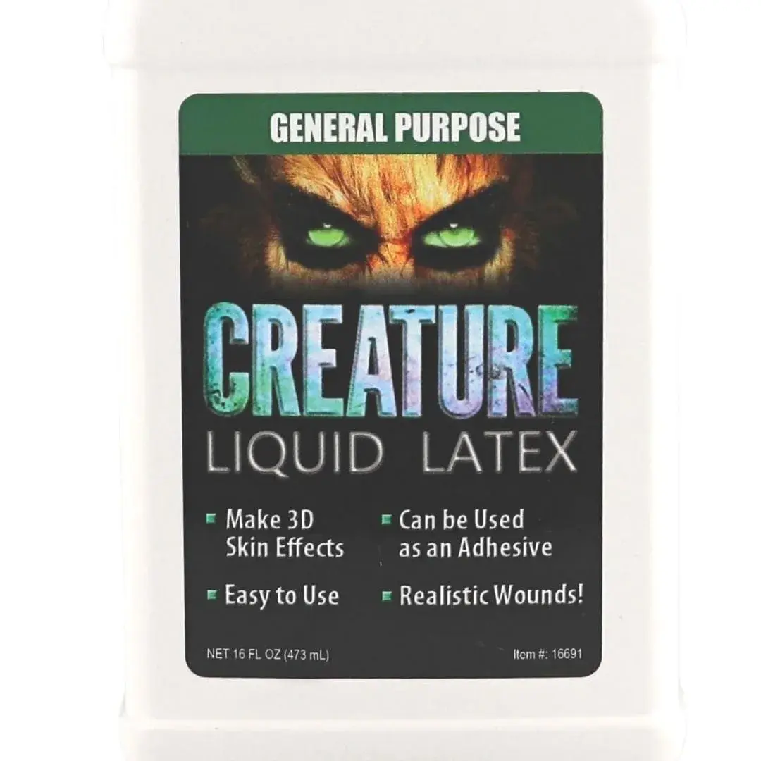 FX Latex Creature Liquid Latex Clear 16 Fl Oz (473 ml) | Professional Special Effects Makeup - view 3