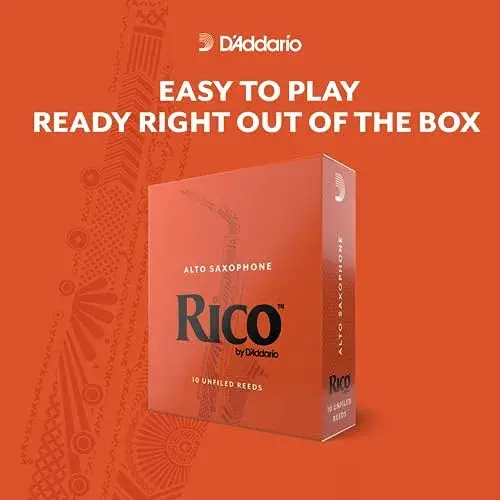 Rico Organic Soprano Saxophone Reeds Strength 4.0 10-Pack | USDA Certified Organic Cane - view 4