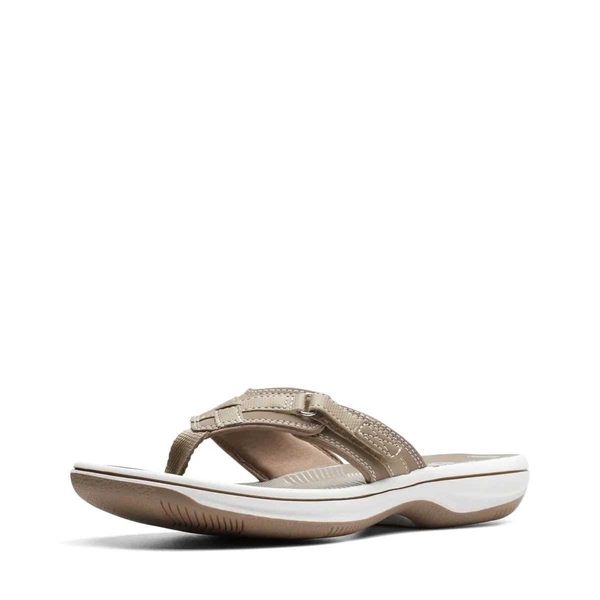 Clarks Breeze Sea Flip-Flop 8 | Cushioned Synthetic Casual Footwear for Women - main product image