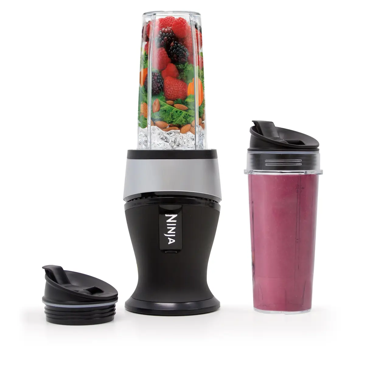 Ninja Fit Compact Personal Blender 700W 500ml (16oz) with 2 Cups & Lids | Powerful Pulse Technology for Smoothies & Shakes - main product image