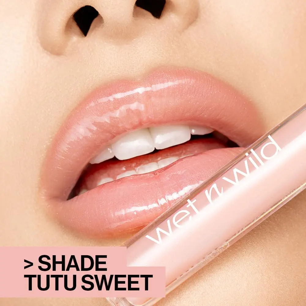 wet n wild MegaSlicks Lip Gloss, Rasp-berry Voice 16ml (0.55 Fl Oz) | Vitamin E Enriched High Shine - view 9