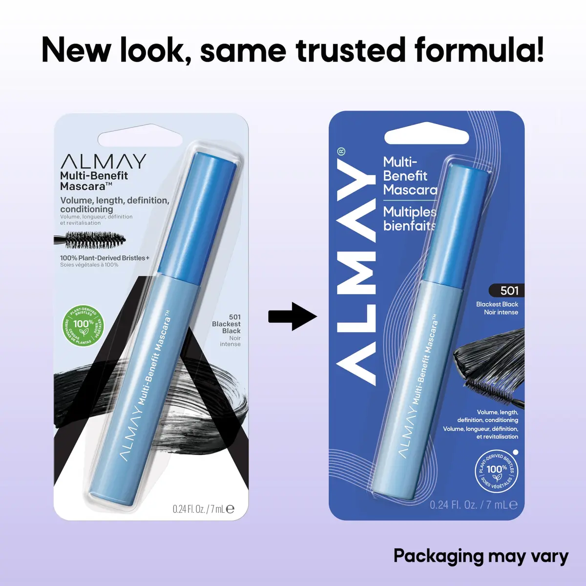 Almay Multi-Benefit Mascara, 502 Black | Lengthening, Volumizing & Conditioning Mascara with Keratin (70-120 chars) - view 5