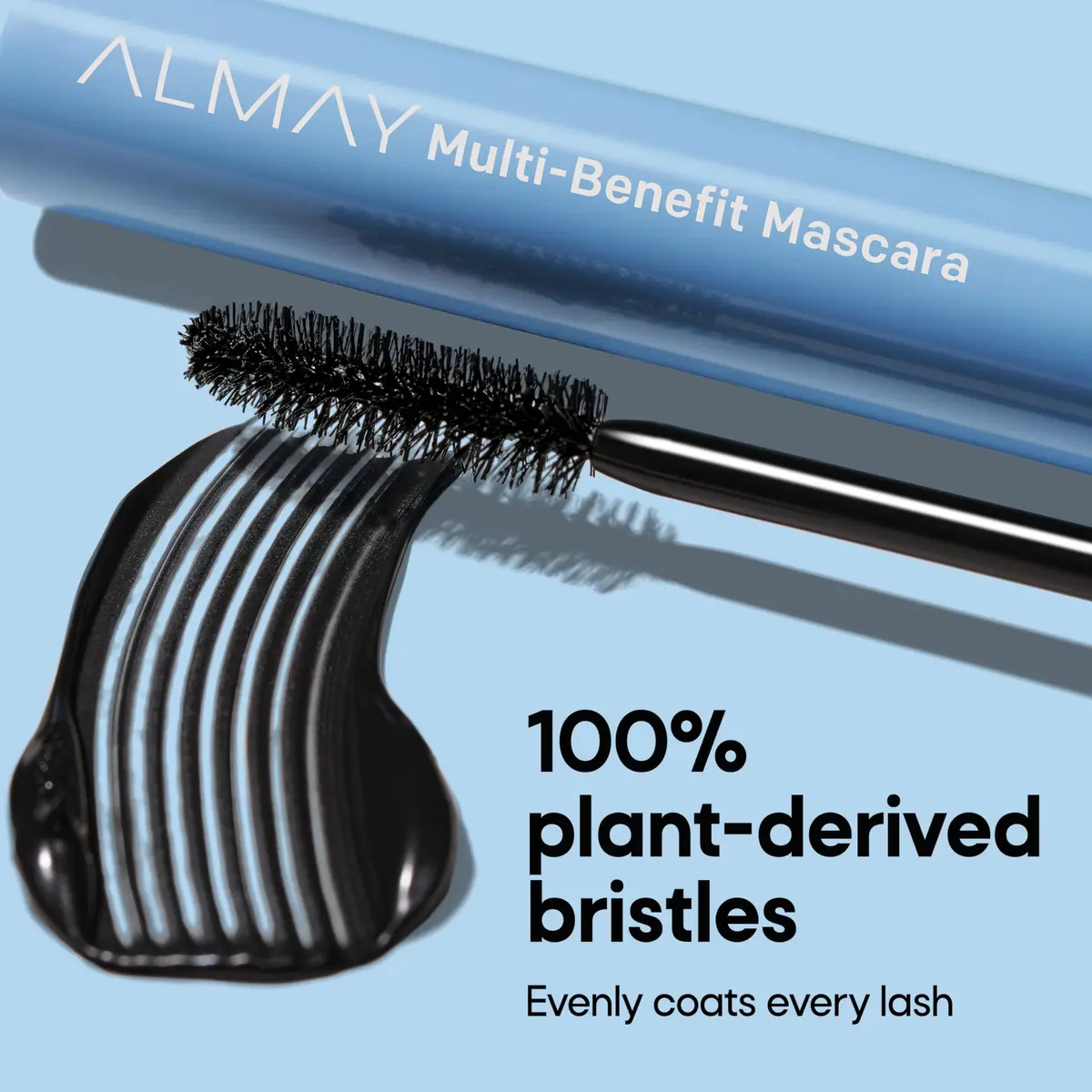 Almay Multi-Benefit Mascara, 502 Black | Lengthening, Volumizing & Conditioning Mascara with Keratin (70-120 chars) - view 6