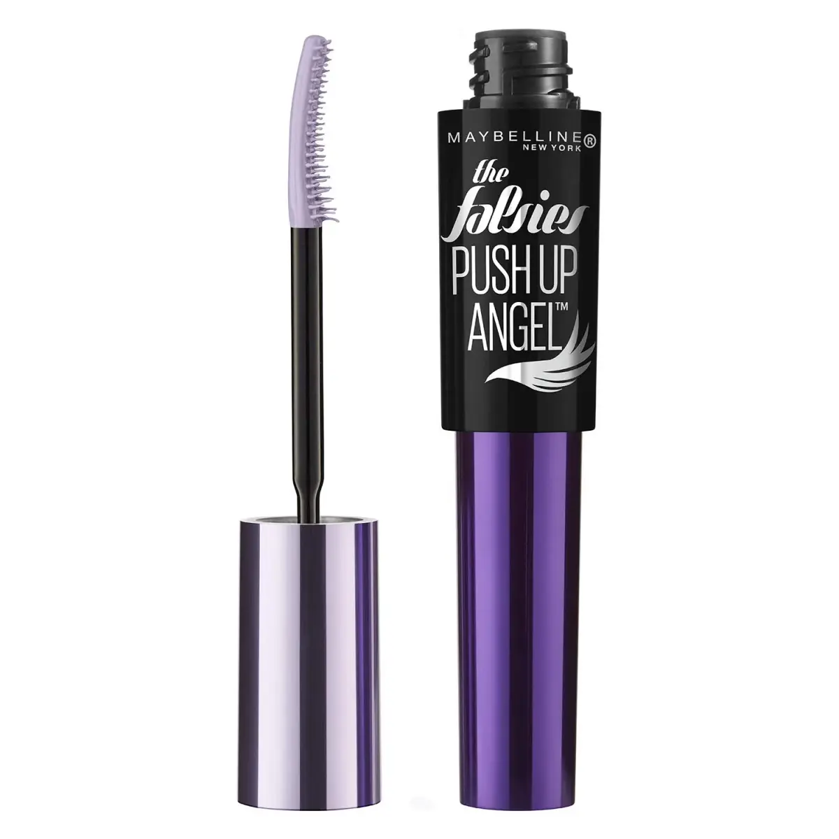 Maybelline Volum' Express Falsies Push Up Angel Mascara, Blackest Black, 9.75ml (0.33 Fl Oz) | Lifts & Separates for False Lash Look - view 2