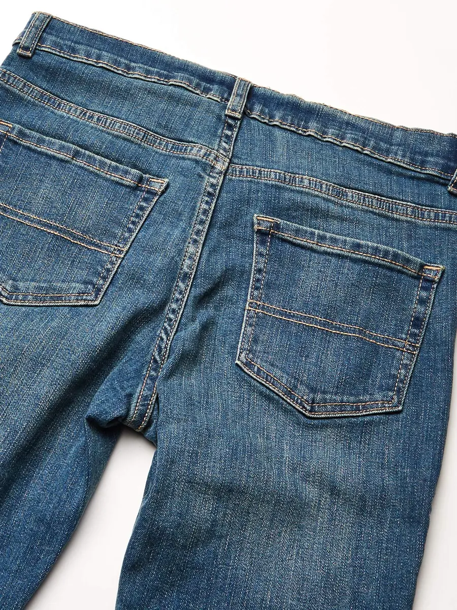 The Children's Place Boys Skinny Jeans Tide Pool 14 Husky | Casual, Soft Cotton, Adjustable Waist - view 2