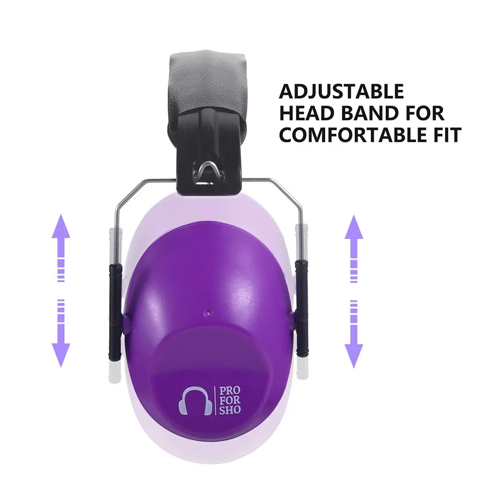 Pro For Sho 34dB NRR Noise Reduction Ear Muffs | Foldable, Compact Hearing Protection for Shooting, Yard Work, Sensory Needs - view 3