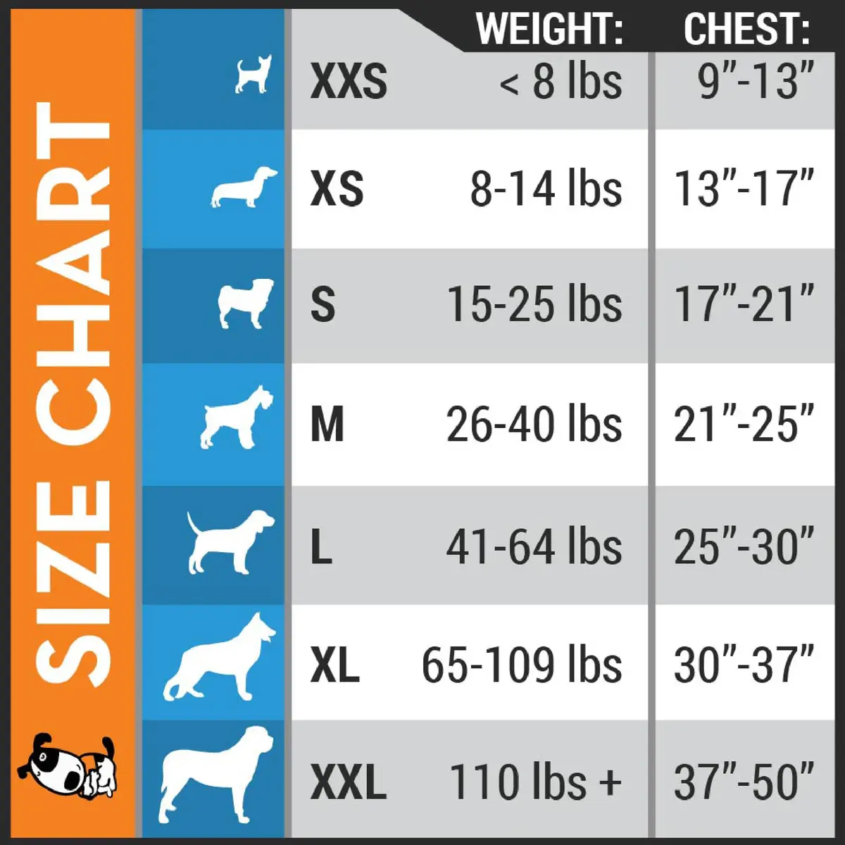 Thundershirt Dog Anxiety Vest XX-Small Platinum Sport | Calms Separation Anxiety & Fear - view 3