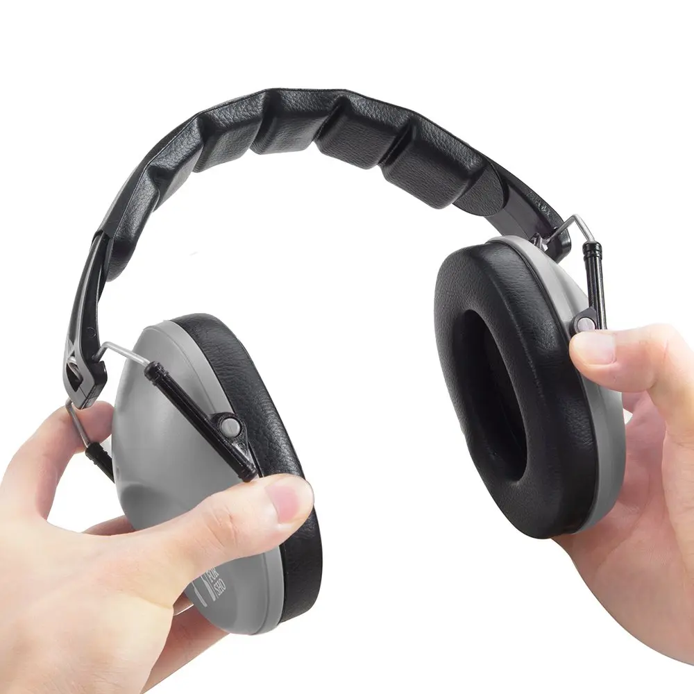 Pro For Sho 34dB NRR Noise Reduction Earmuffs | Industrial Grey Standard - view 8