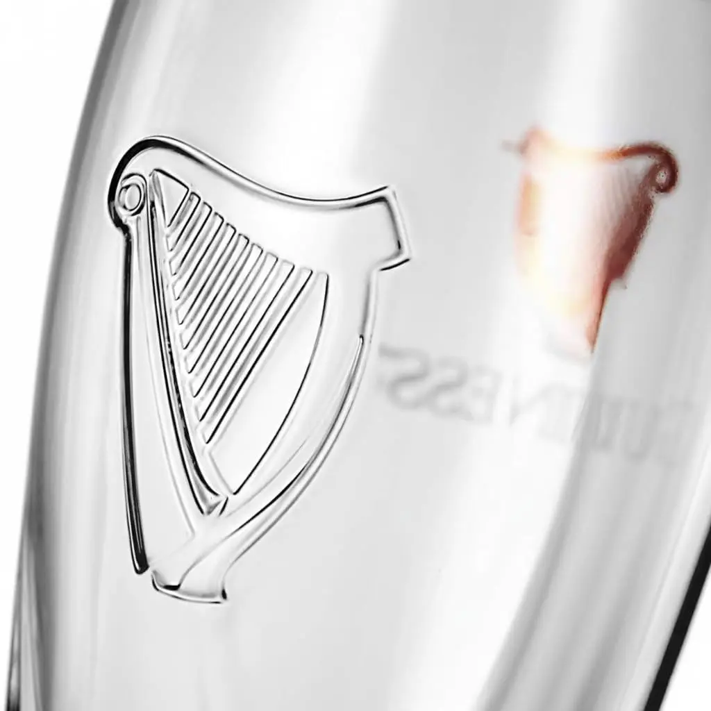 Guinness Gravity Official Beer Pint Glass 591ml (20 Fl Oz) | Authentic Irish Barware - view 2