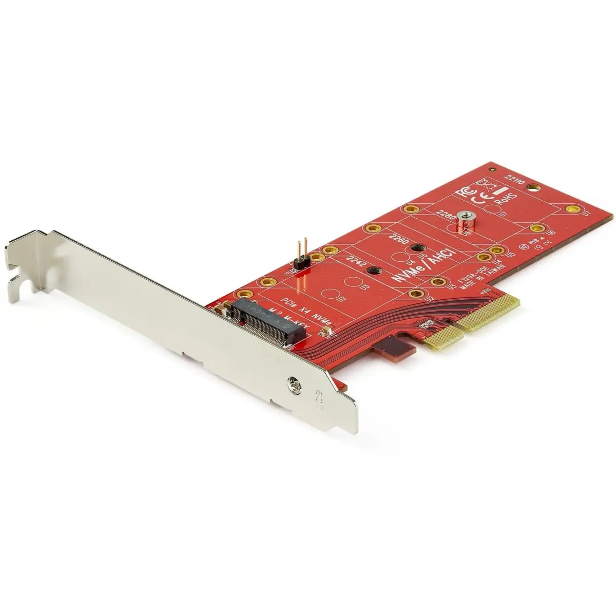 StarTech.com M.2 NVMe SSD Adapter Card PEX4M2E1 | PCIe 3.0 x4 to M.2 M-Key/NGFF Adapter - main product image