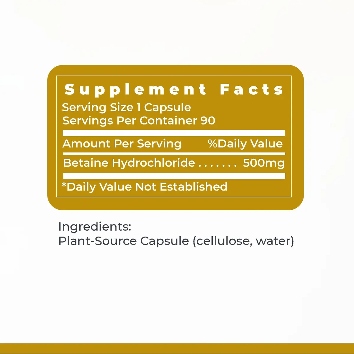 Premier Research Labs Premier HCL - 90 Vegetarian Capsules (2 Pack) | Supports Digestive Wellness & Nutrient Absorption - view 6
