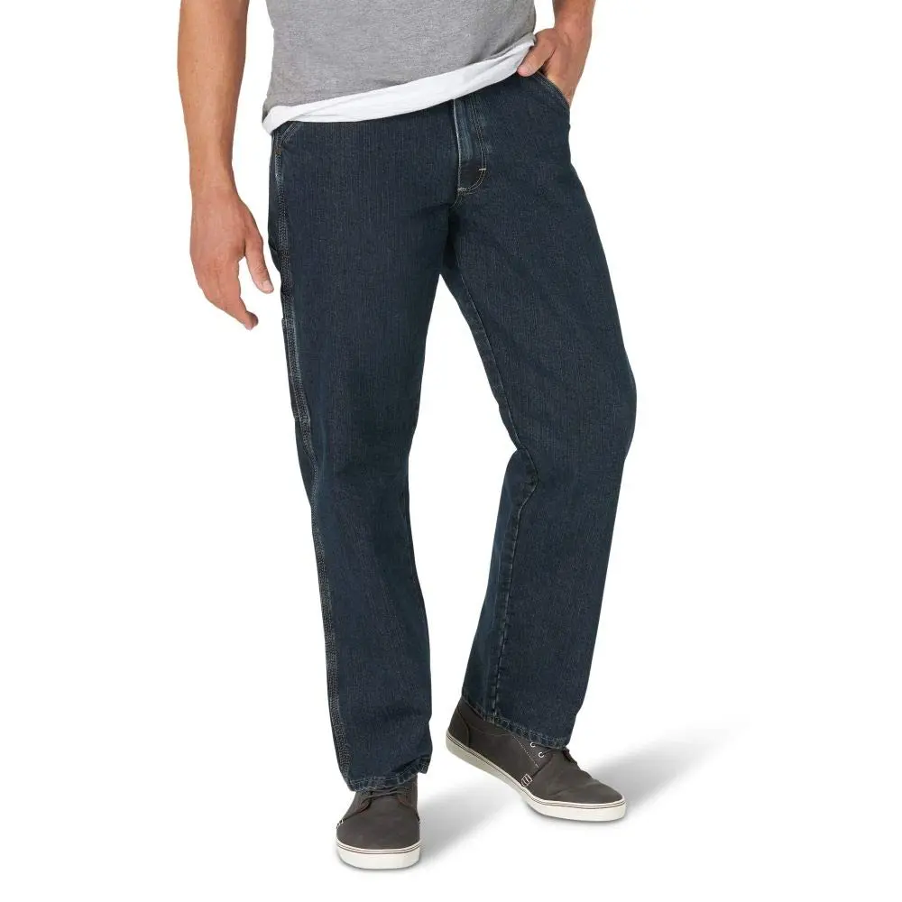 Wrangler Authentics Men's Big & Tall Classic Carpenter Jean, Storm, 44W x 30L | Durable Work & Casual Pants - main product image