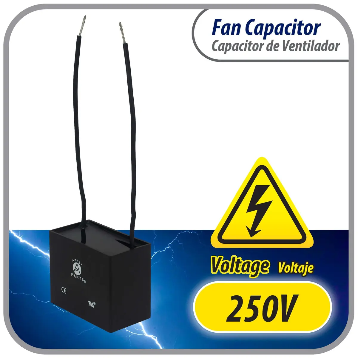AP APPLI PARTS Fan Capacitor 6 mfd 250 VAC | Universal Replacement for Ceiling Fans - view 5