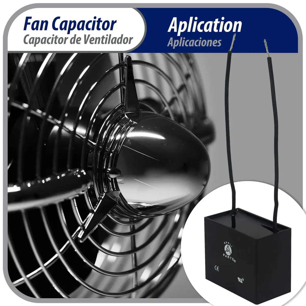 AP APPLI PARTS Fan Capacitor 6 mfd 250 VAC | Universal Replacement for Ceiling Fans - view 6