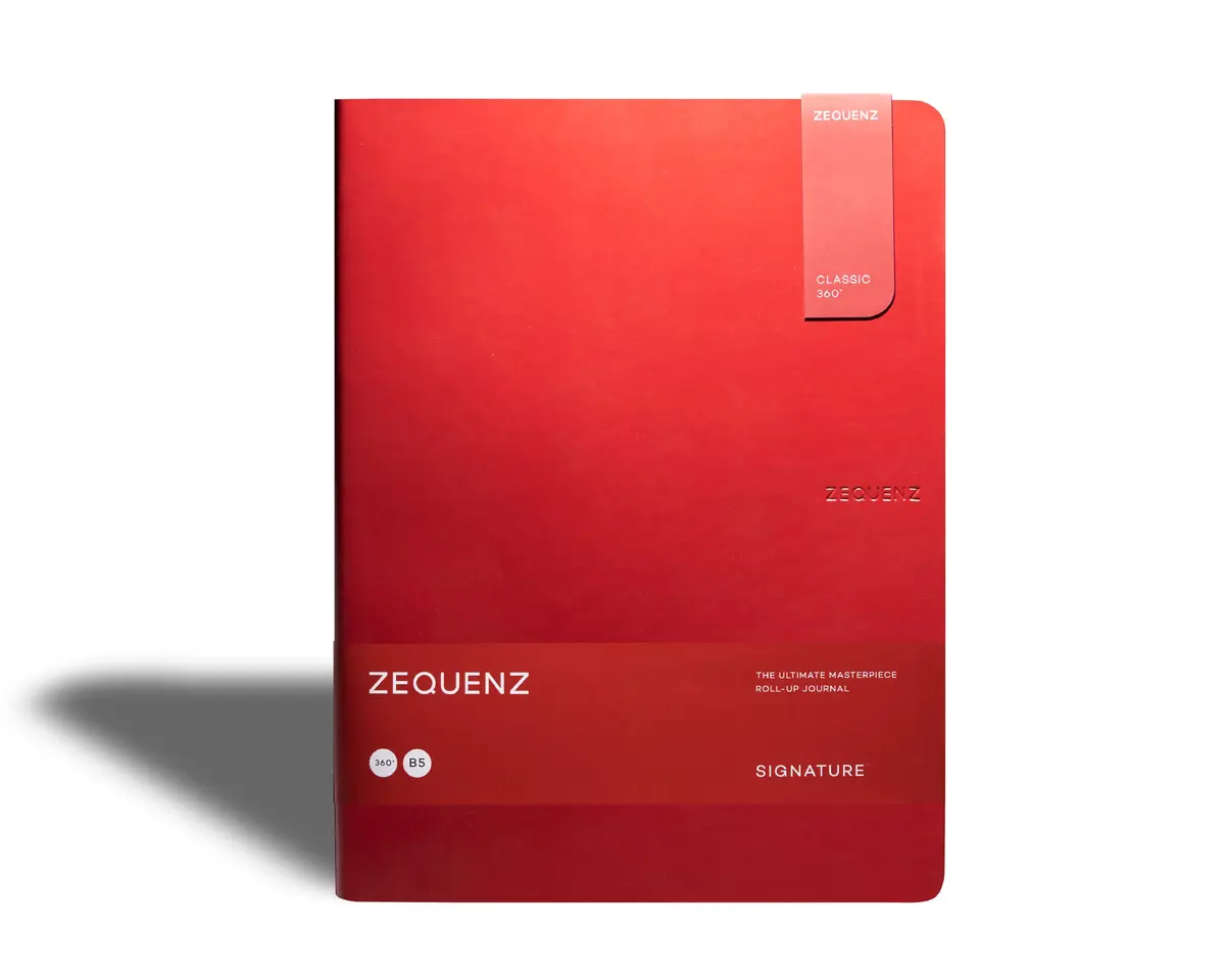 Zequenz Classic 360 Soft Bound Journal Large 8.5-x-11-inch | Flexible Fountain Pen Friendly Premium Paper - main product image