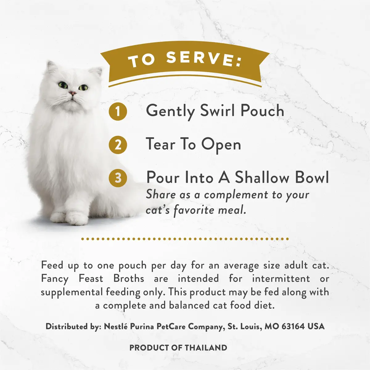 Fancy Feast Broths Classic Chicken & Vegetables Cat Food Topper 1.4 oz (40g) | Real Protein & Grain-Free Broth - view 8
