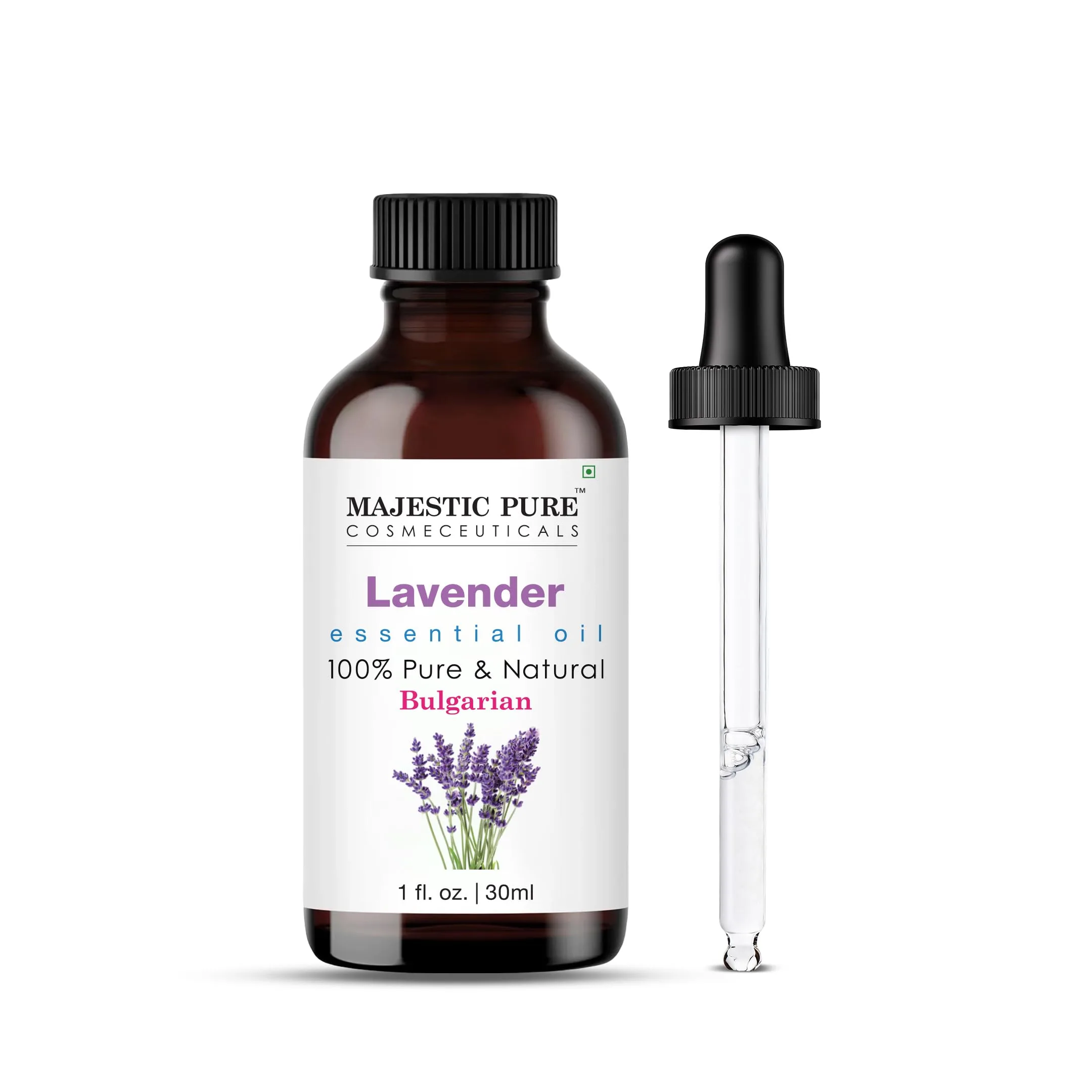 Majestic Pure Lavender Essential Oil 1 Fl Oz | Pure & Natural Aromatherapy Oil - main product image