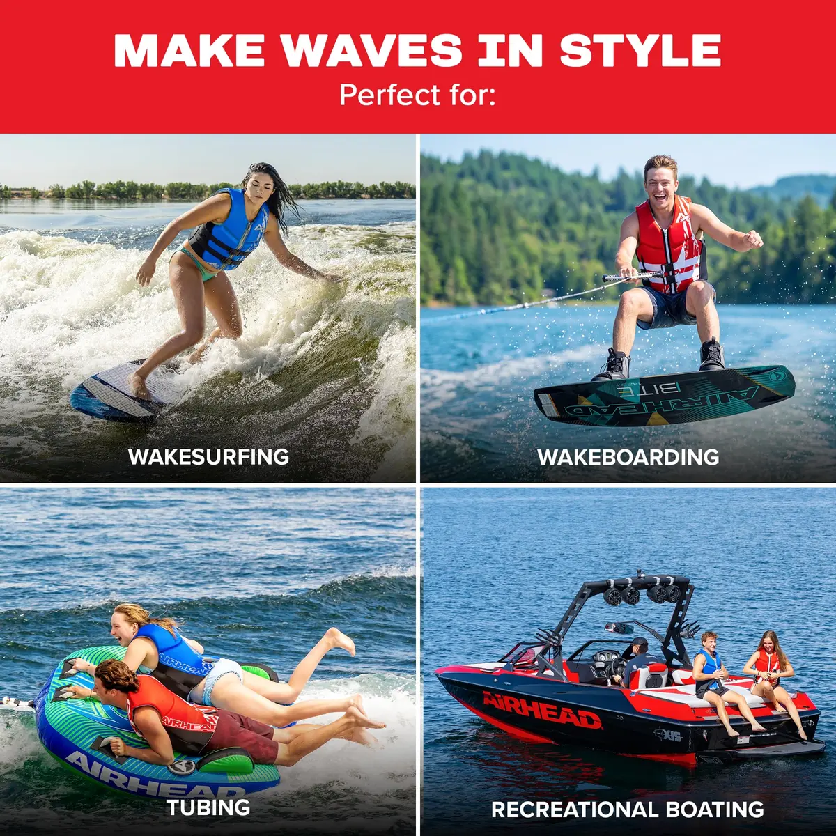 AIRHEAD Swoosh Kwik-Dry Neolite Life Jacket | US Coast Guard Approved Adult & Youth - view 4