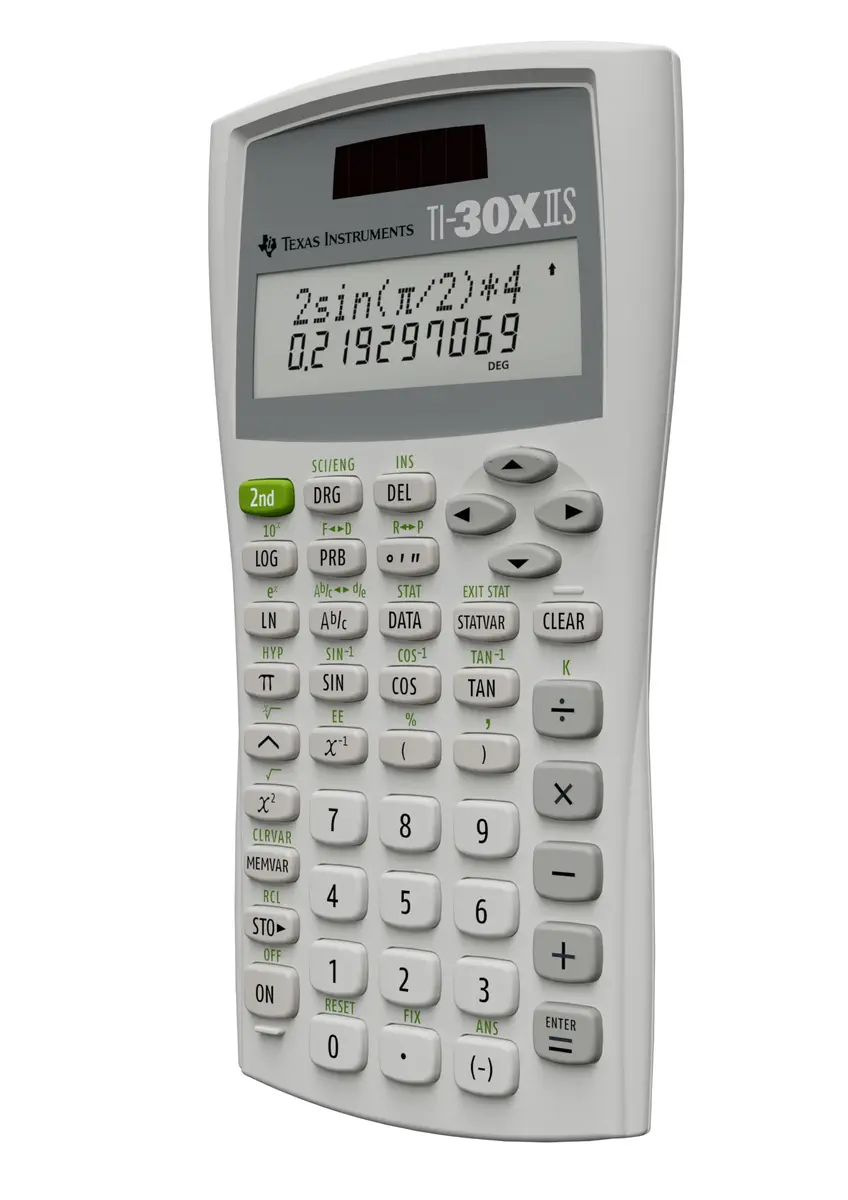 Texas Instruments TI-30XIIS Scientific Calculator White | Essential for High School Math & Science - view 7