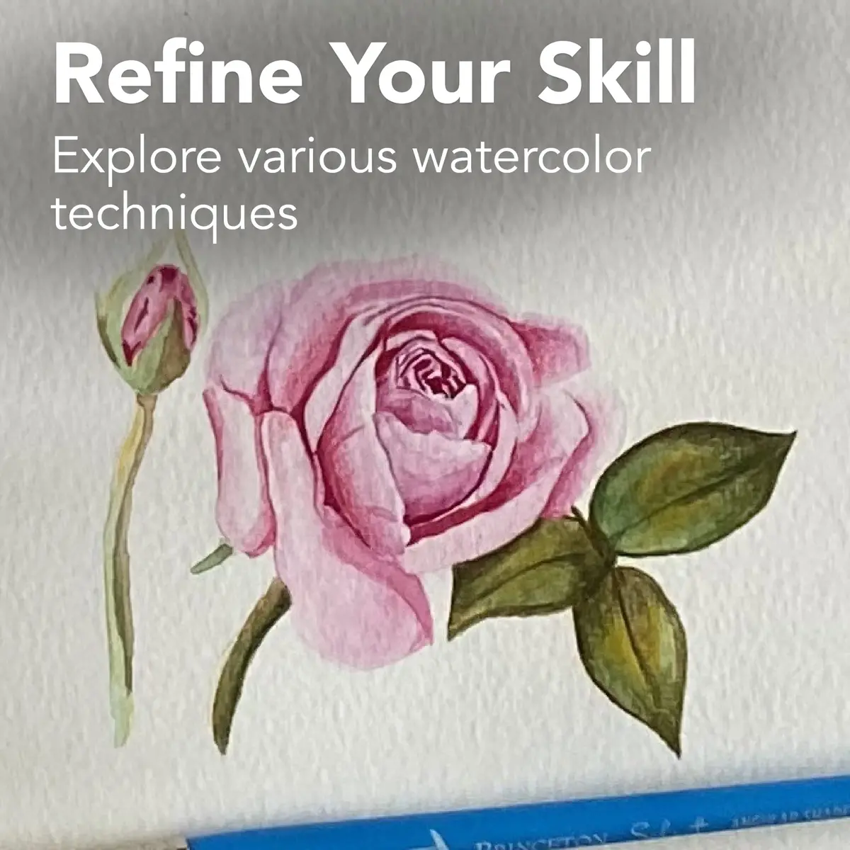 Canson XL Series Watercolor Paper 7x10 inches | Acid-Free Artist Pad for Watercolors & Mixed Media - view 5