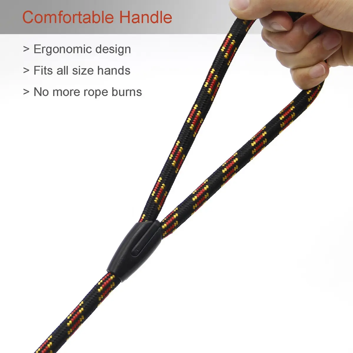 Coolrunner Dog Slip Rope Leash 5 FT | Adjustable Nylon Training Lead for 10-80 lb Dogs - view 4