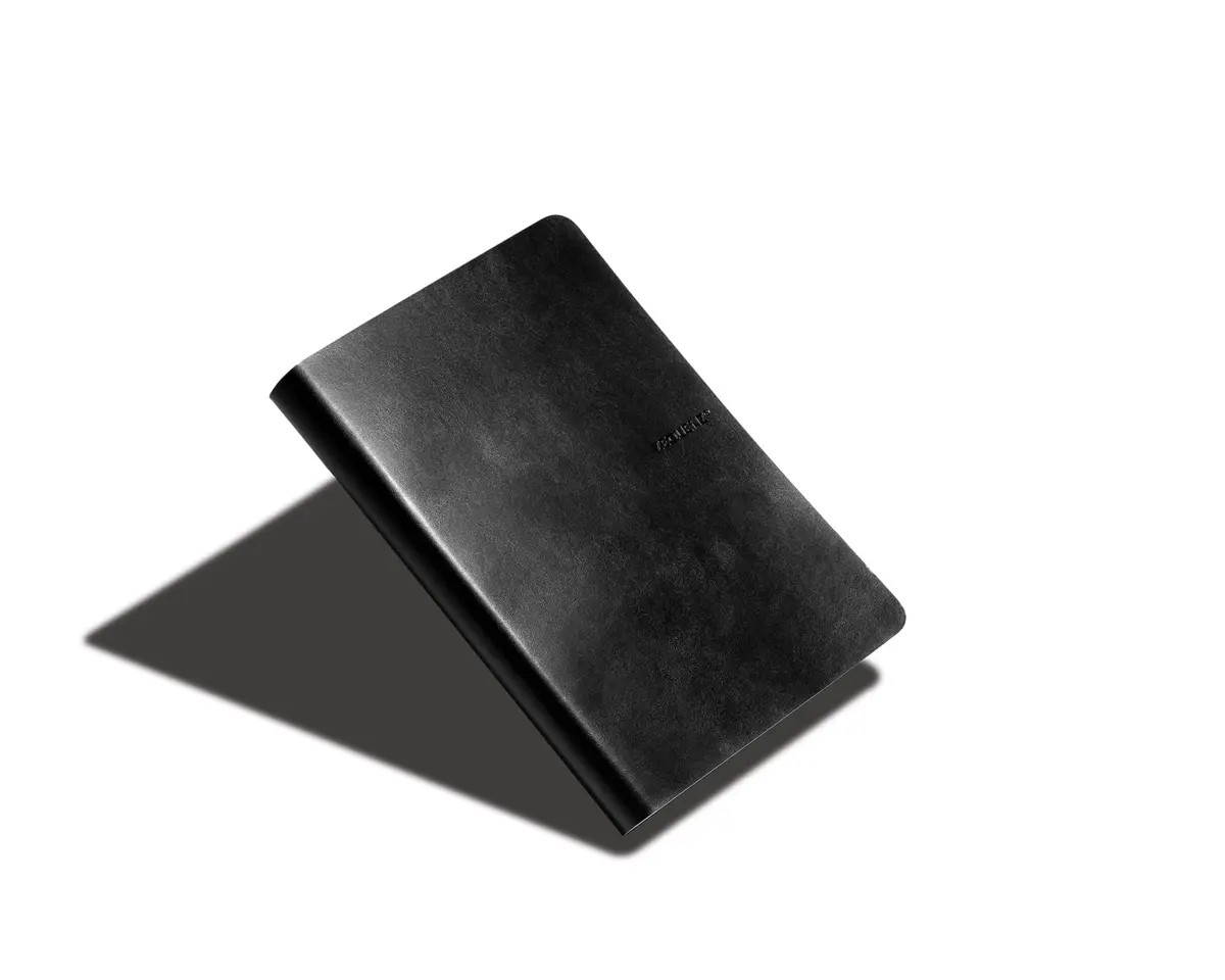 Zequenz Signature Series A5 Large with Black Cover and Ruled Premium Paper | Flexible, Fountain Pen Friendly, Handcrafted - view 3