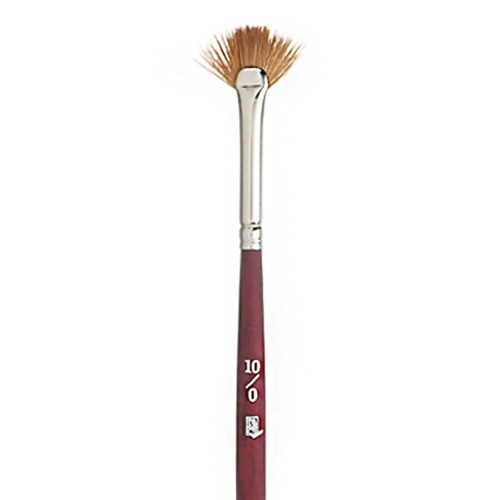 Princeton Velvetouch Series 3950 Fan Paint Brush 0.25cm (0.1 inch) | Precision Detail for Acrylic, Oil, Watercolor - view 2