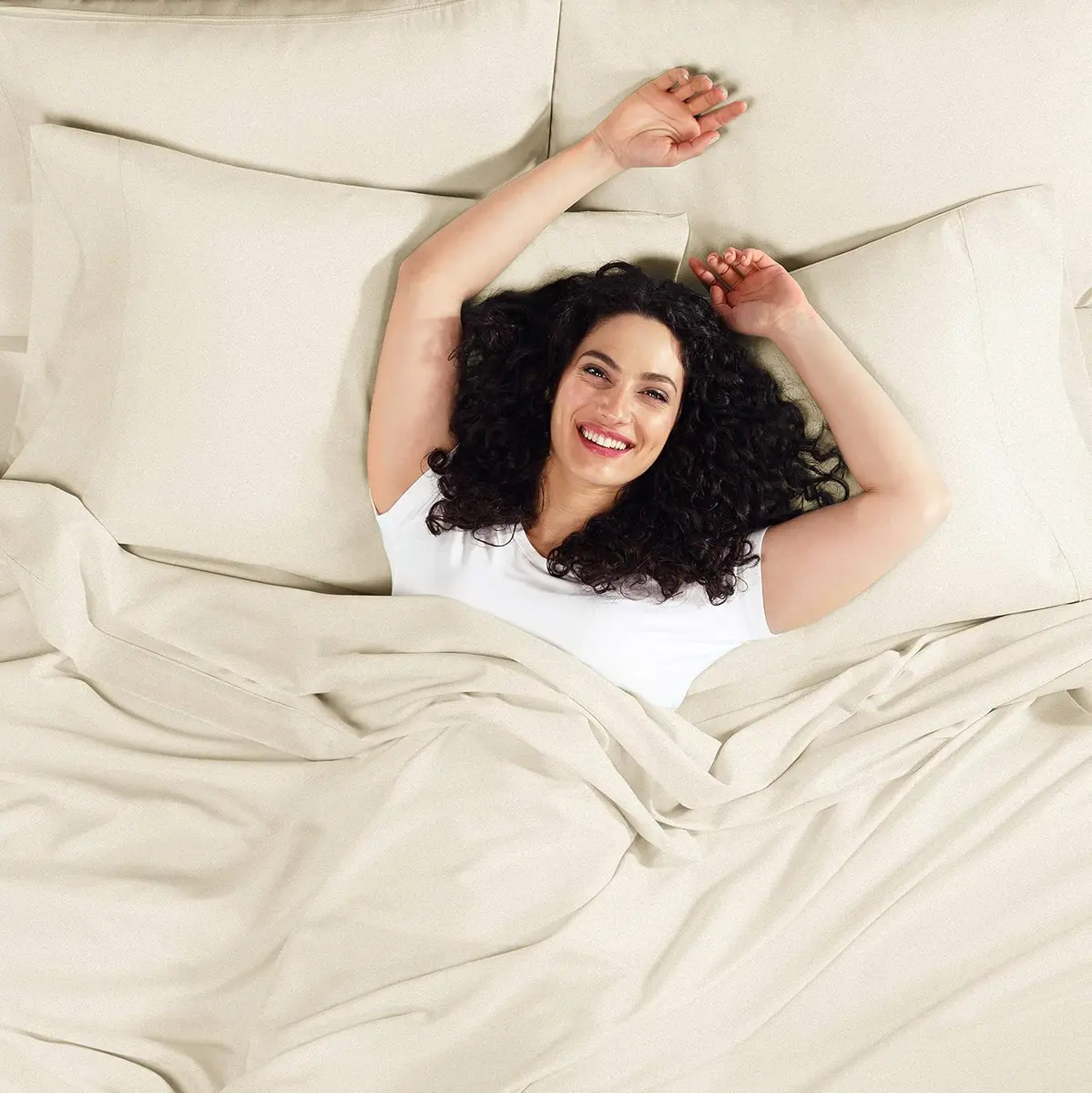 Empyrean Bedding King Fitted Sheet 156cm x 203cm (78" x 80") | Deep Pocket 40cm (16") for 14-16" Mattresses - view 6