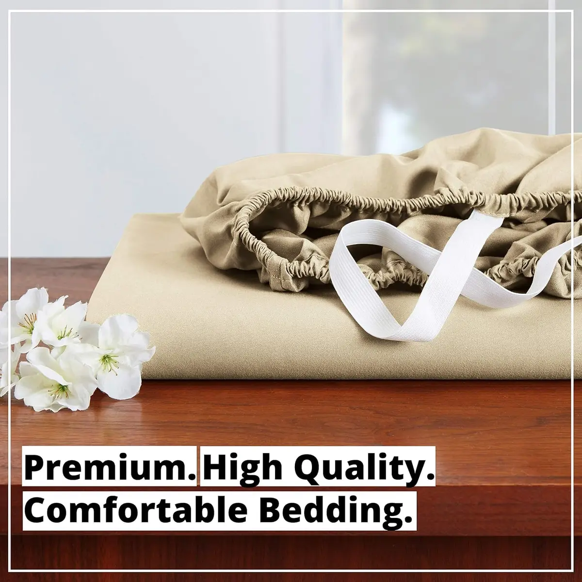 Empyrean Bedding King Fitted Sheet 156cm x 203cm (78" x 80") | Deep Pocket 40cm (16") for 14-16" Mattresses - view 7