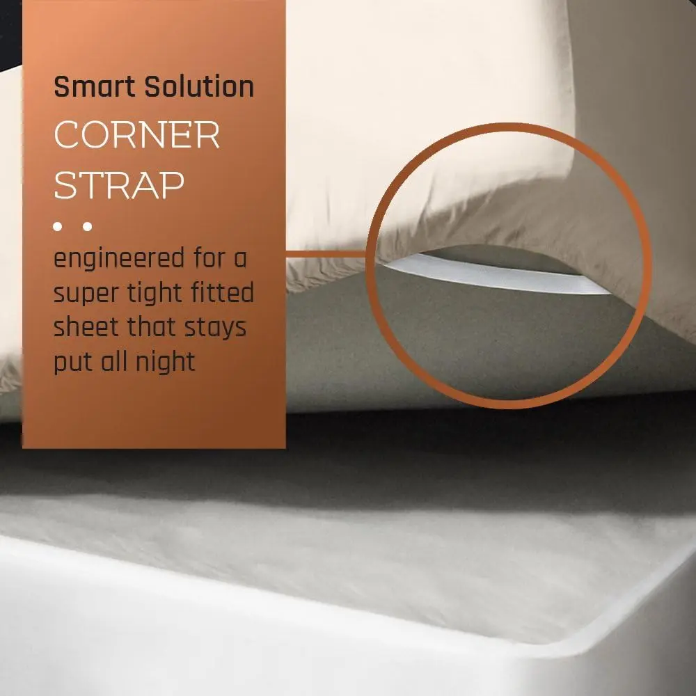 Empyrean Bedding King Fitted Sheet 156cm x 203cm (78" x 80") | Deep Pocket 40cm (16") for 14-16" Mattresses - view 8