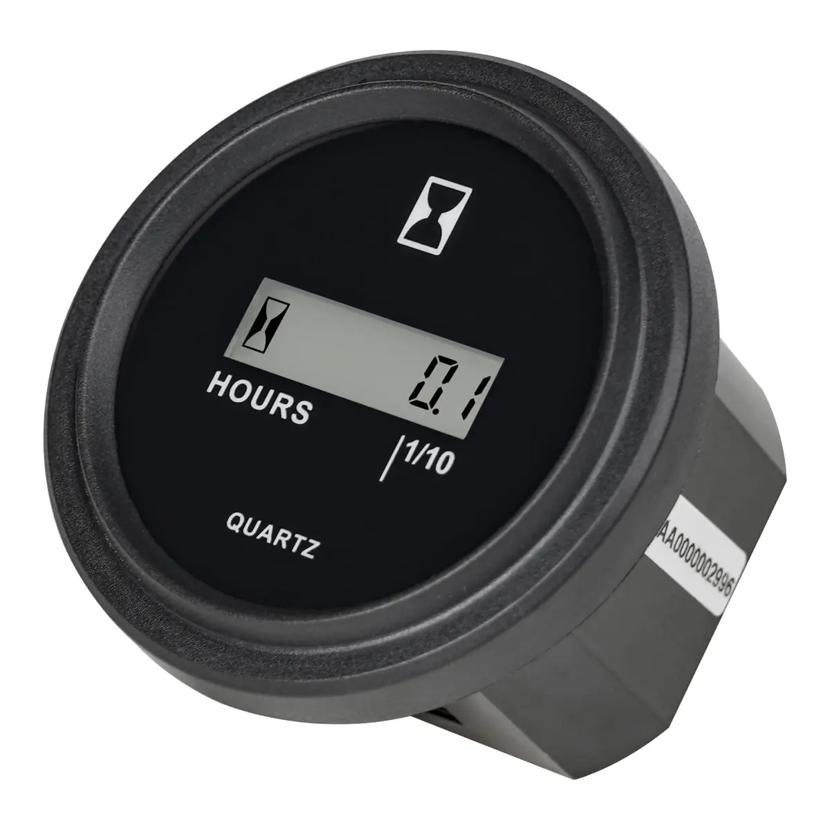 Runleader LCD Hour Meter 4.5-90V DC with Data Storage & IP65 Waterproofing | Tracks Runtime for Engines - main product image