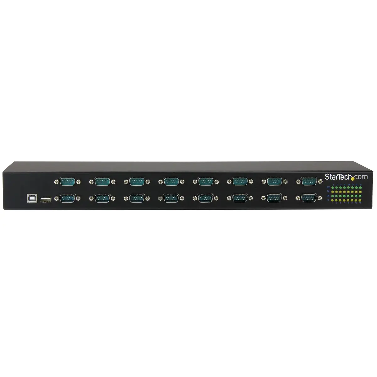 StarTech USB to Serial Hub, 16-Port, USB to RS232 Hub, TAA (ICUSB23216FD) | 16 RS232 Ports, Rugged Metal Chassis, Daisy Chain Support - view 2