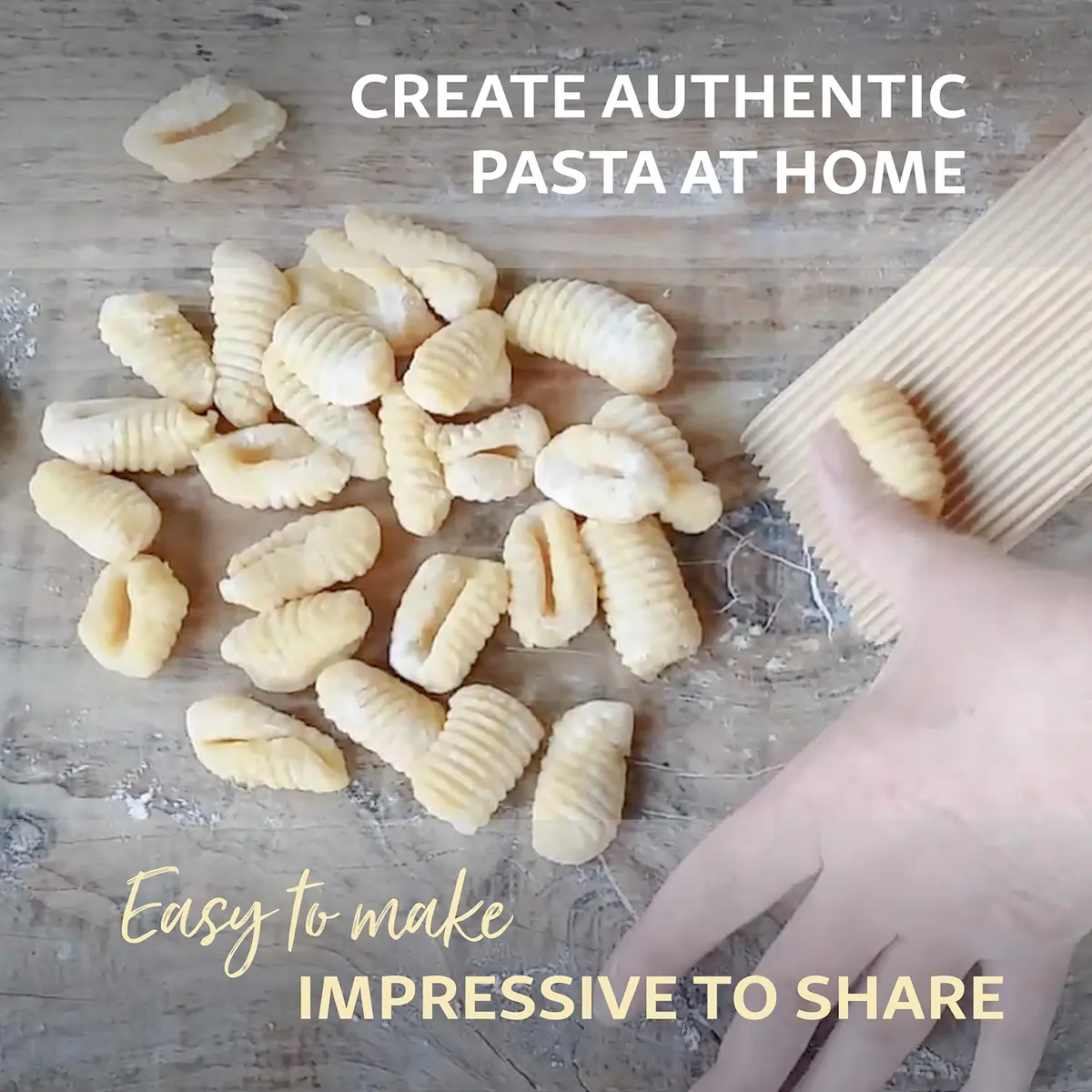 Country Trading Co. Gnocchi Boards & Wooden Butter Paddles | Handmade Pasta & Butter Makers - 9.5 inches - view 3