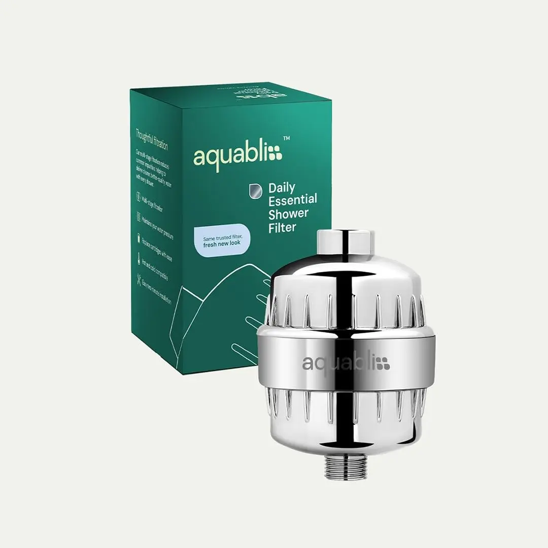 Aquabliss SF220 Daily Essential Shower Filter - Chrome | Reduces Chlorine & Impurities - view 2
