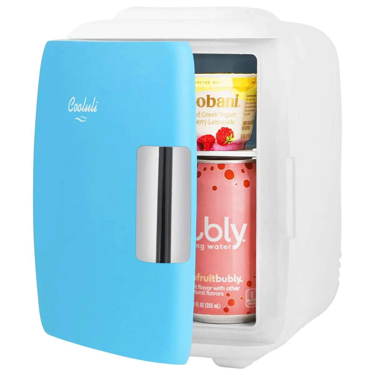 Cooluli Classic 4L Mini Fridge & Warmer Blue | 4 Liters (0.14 cu ft) - AC/DC/USB Powered - view 2