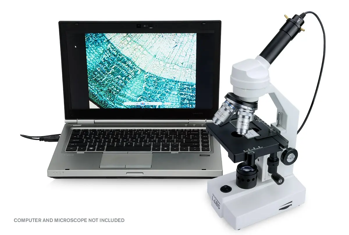 Celestron 5MP Digital Microscope Imager 16.5cm (6.5in) | High-Resolution Imaging for Traditional Microscopes - view 4