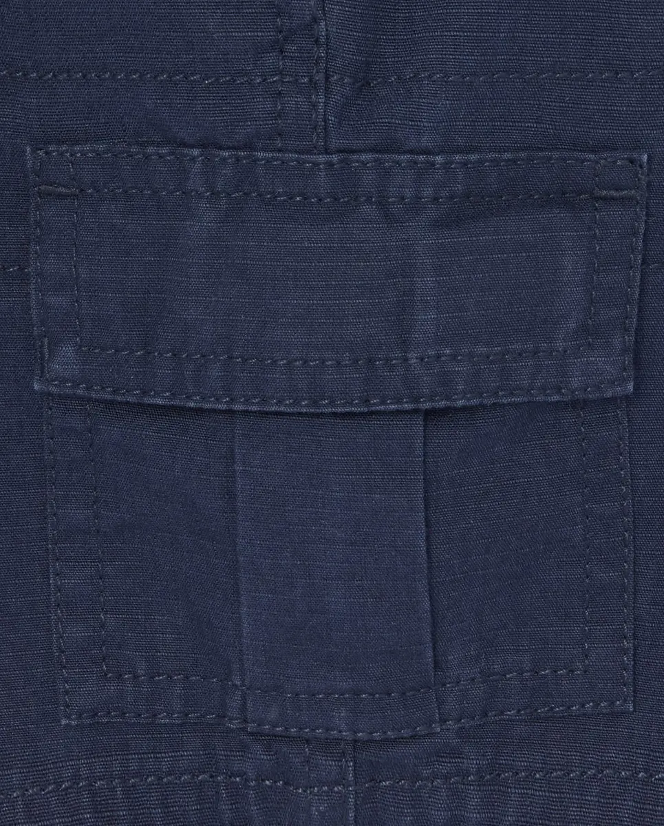 The Children's Place Baby Boys Cargo Shorts Tidal Single 4T | Durable Cotton, Elastic Waist, Year-Round Wear - view 3
