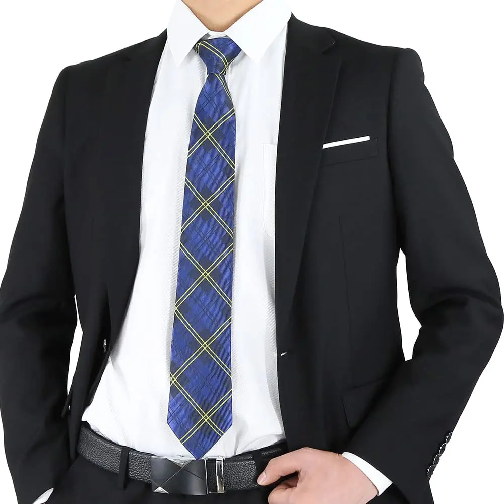 WeiShang Classic Men's Woven Jacquard Necktie Set of 6 | Elegant Formal & Party Wear (146cm x 8cm) - view 7